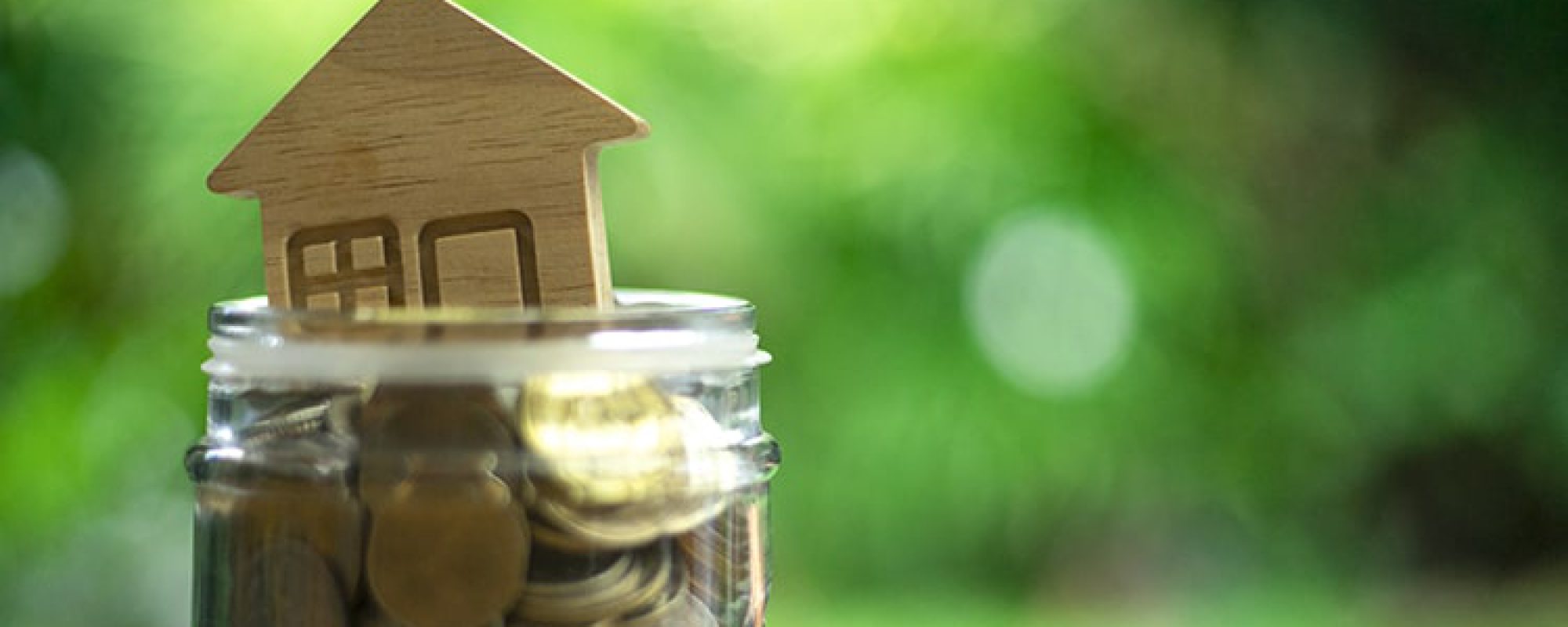 Savings plans for housing ,financial concept